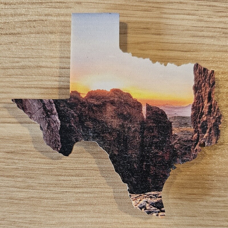 Big Bend Texas Wood Magnets
