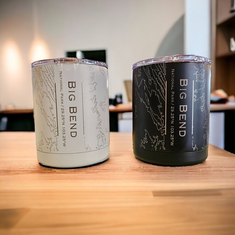 Big Bend National Park Topo Map Insulated Cup
