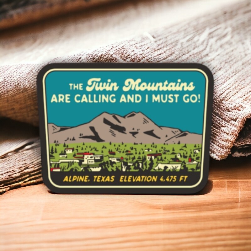 Twin Mountains Are Calling Sticker