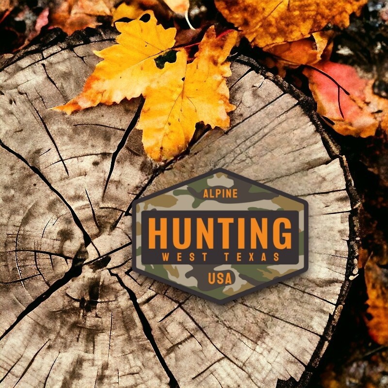 Alpine Camo Hunting Sticker