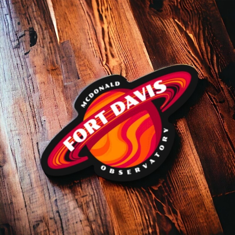 Saturn McDonald Observatory Sticker