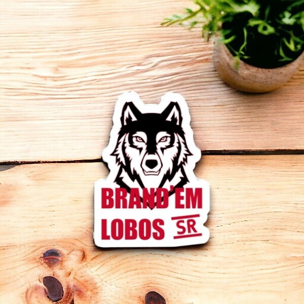 Wolf Brand Em' Sticker