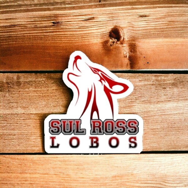 Wolf Sul Ross Lobos Sticker