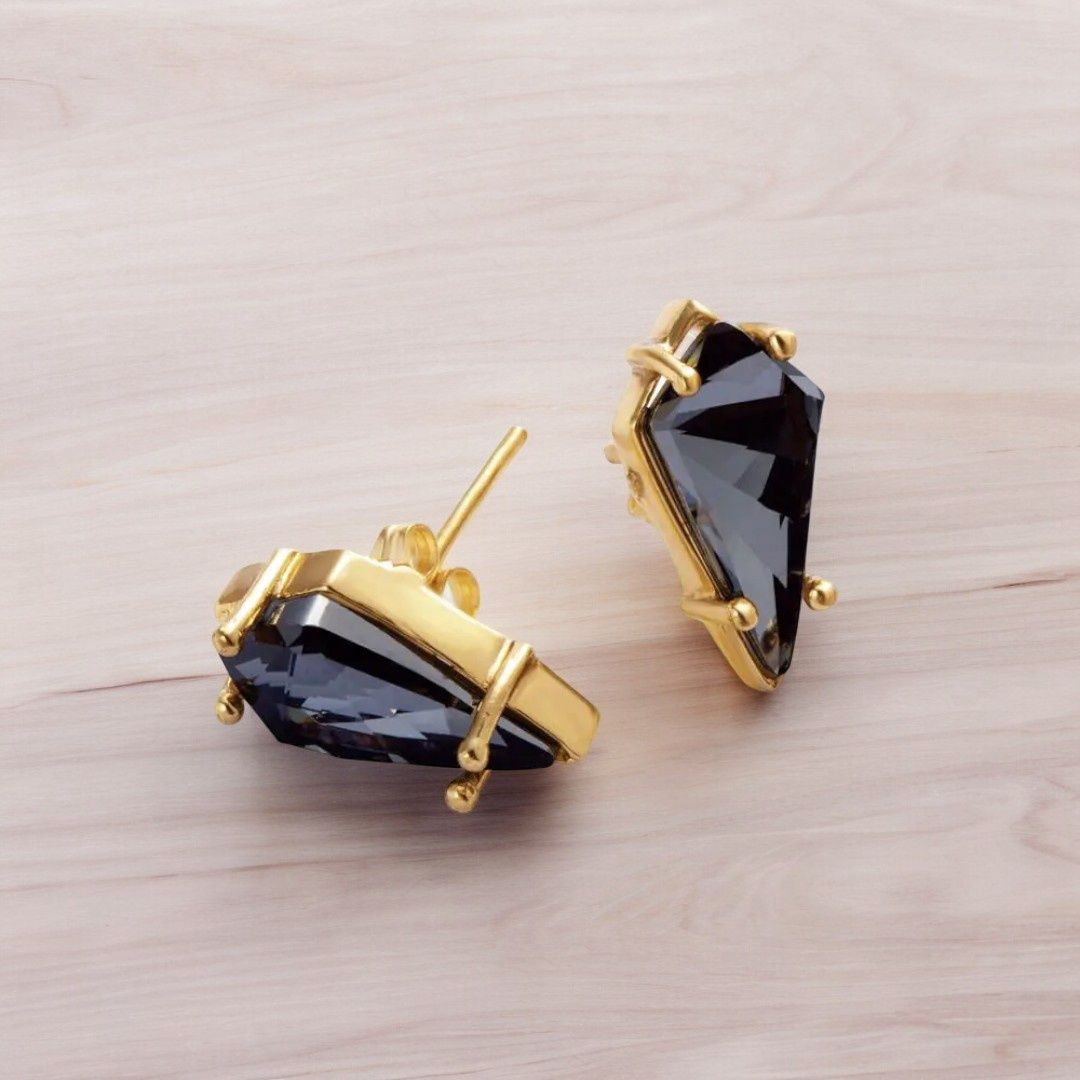 Black Knight Stud Earrings