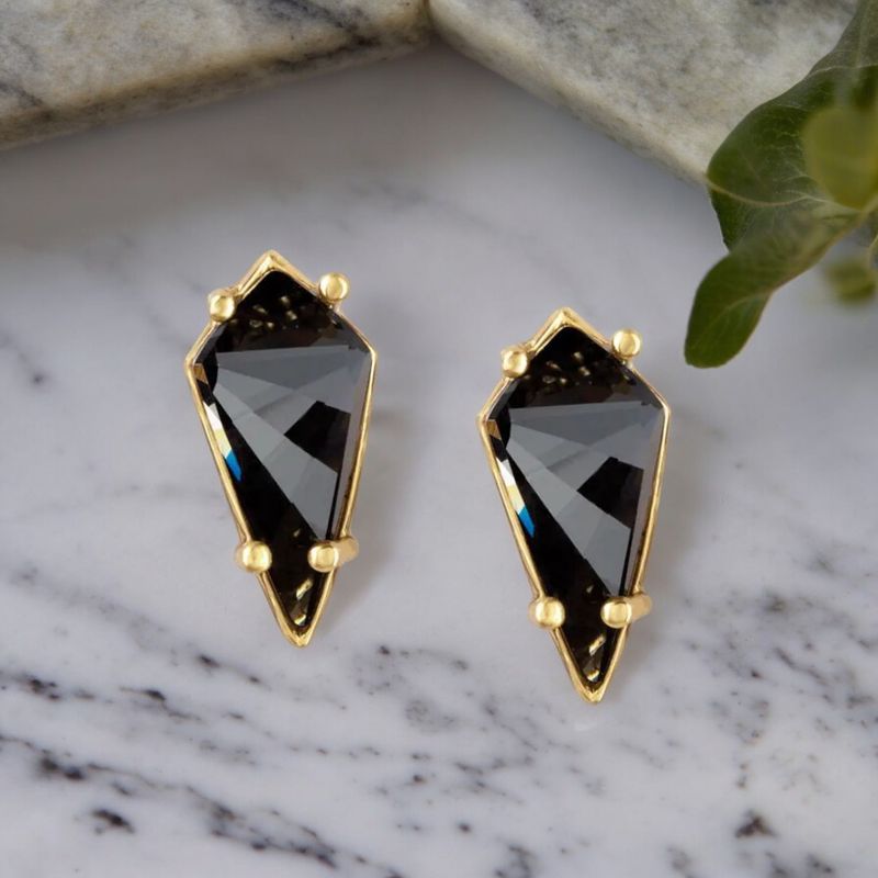 Black Knight Stud Earrings