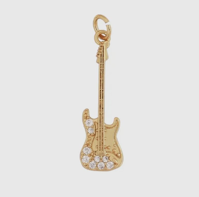 Guitar Rock Charm