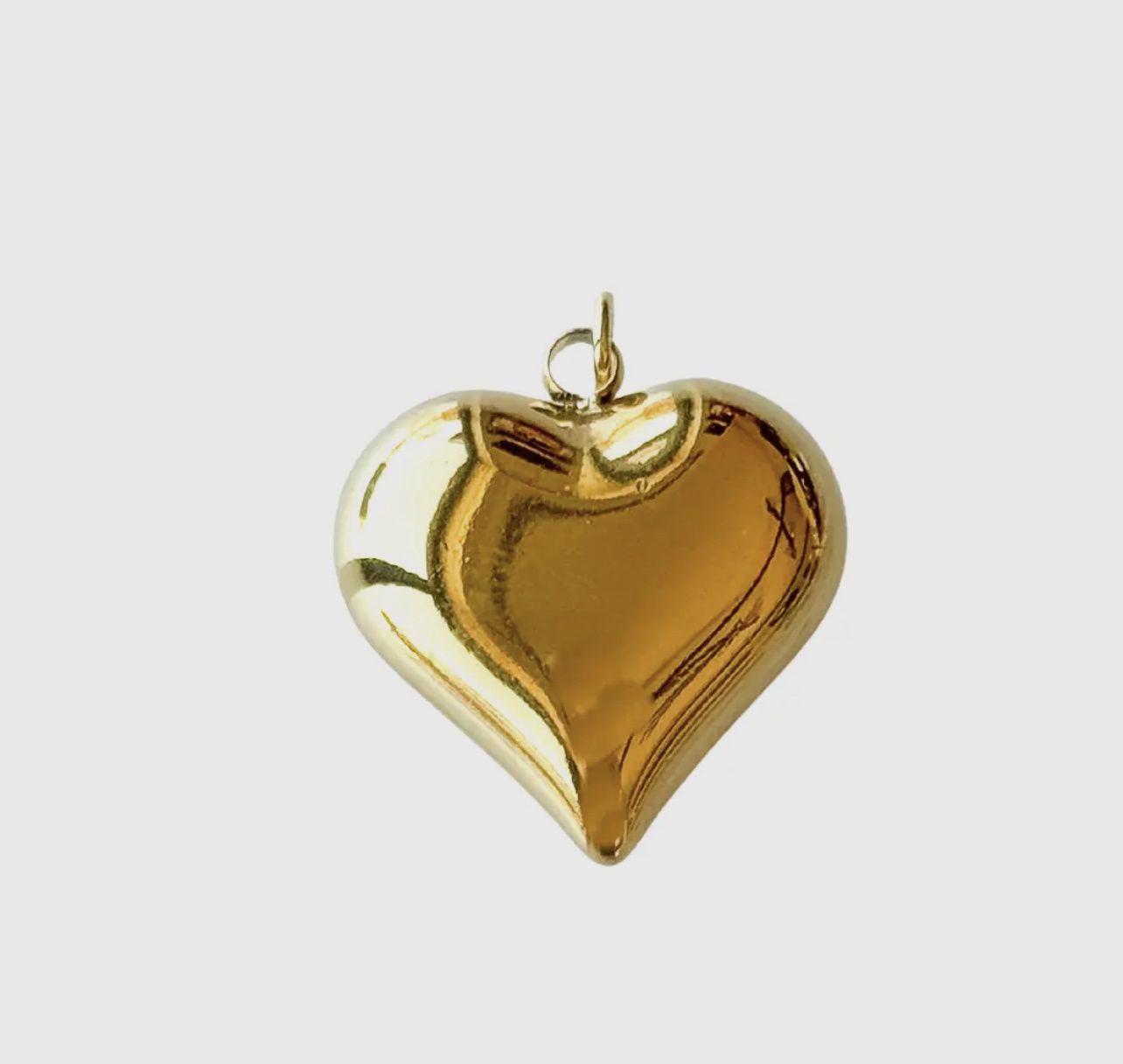 Medium Puffy Heart Charm