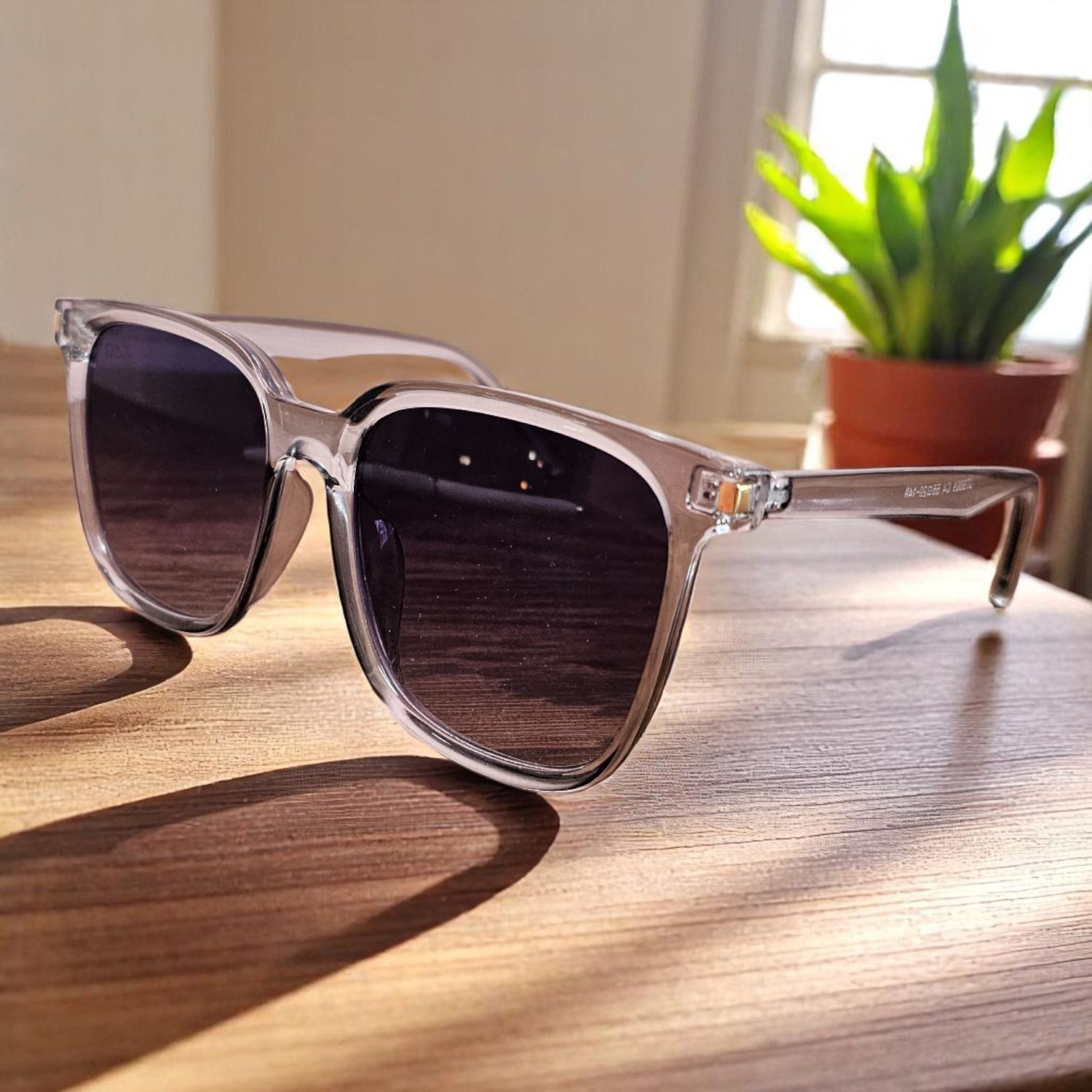 Ella in Grey Sunglasses