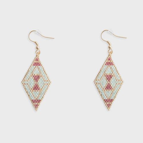 Time Mine Beaded Earrings