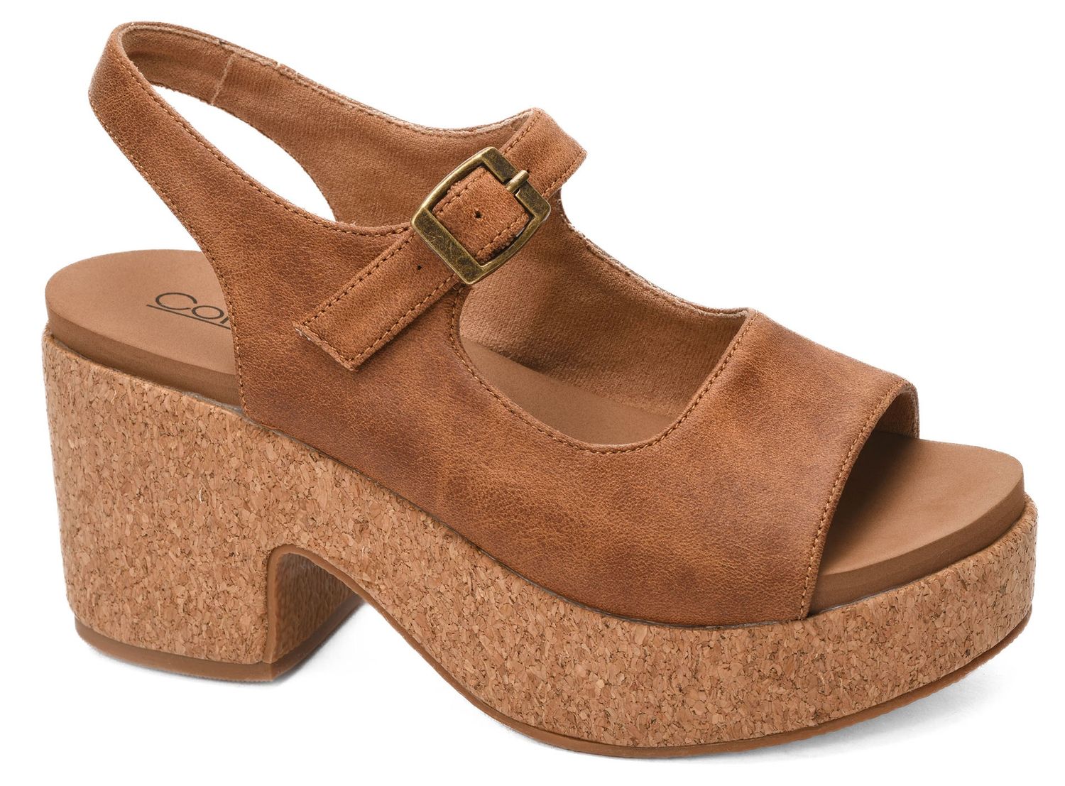 Miss Behavin Wedge Sandals -  Camel