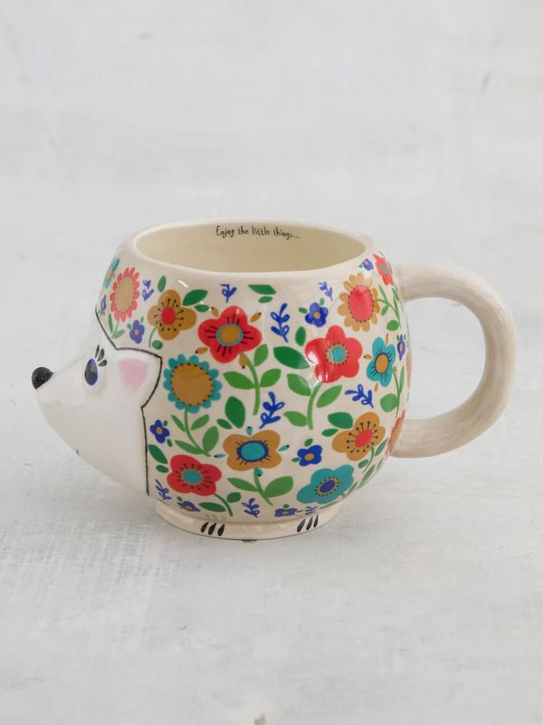 Folk Art Coffee Mug - Harriet the Hedgehog