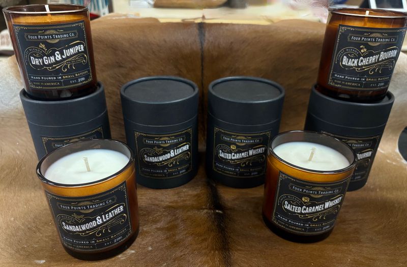 Vintage Black Candles