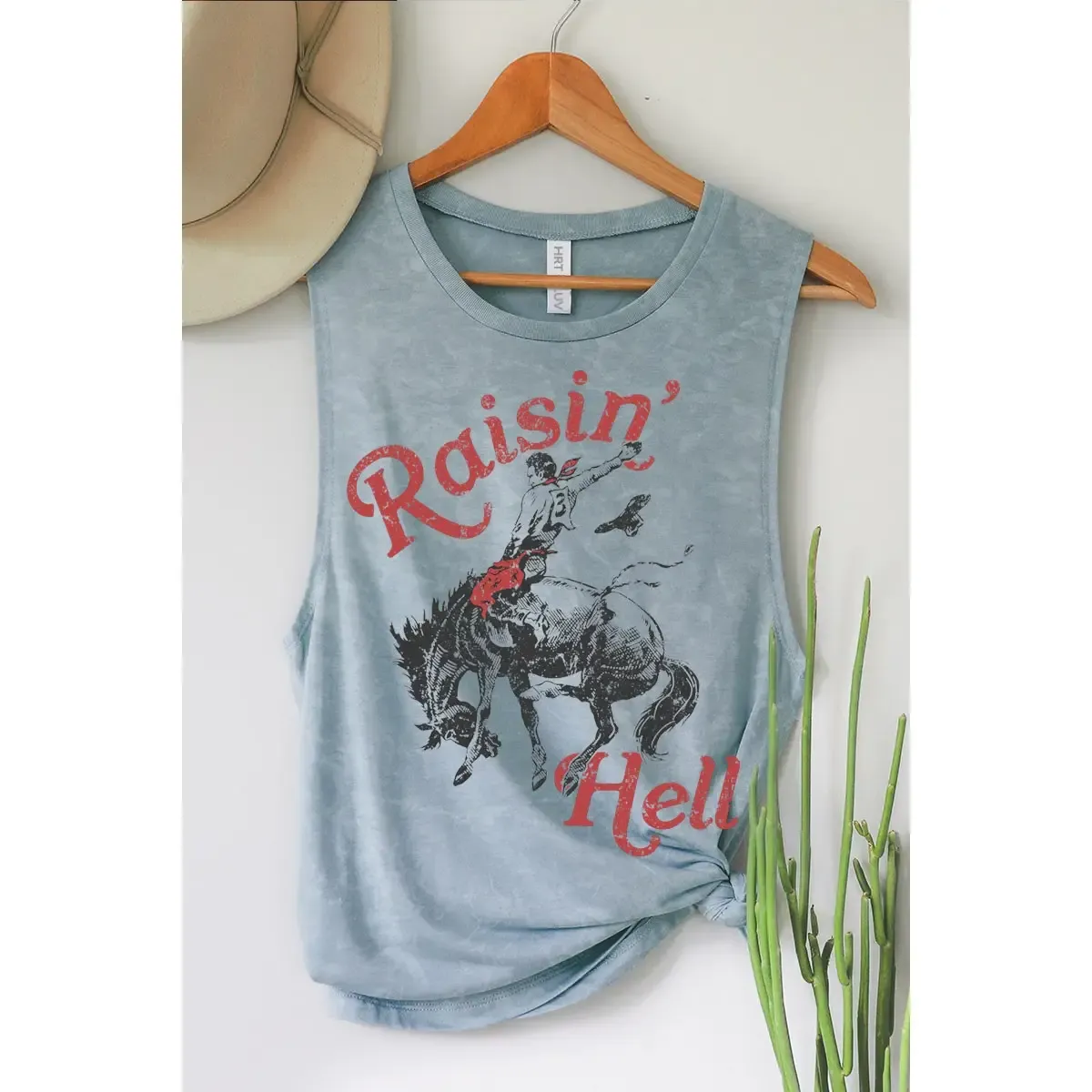 Raisin' Hell Graphic Tank Top
