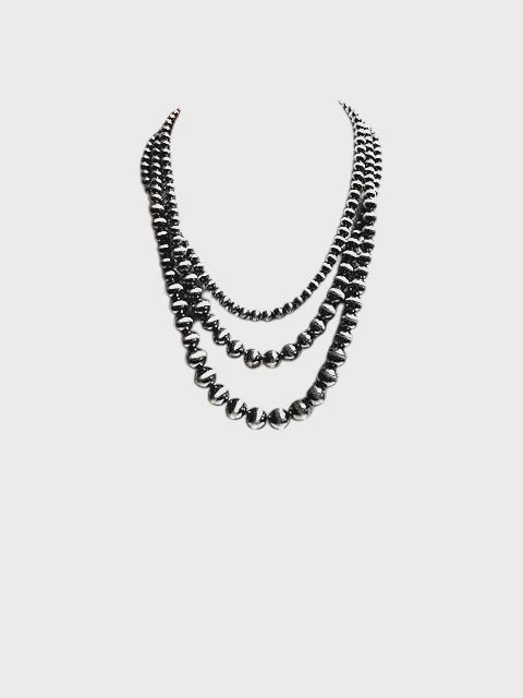 Navajo Pearl 3 Strand Necklace