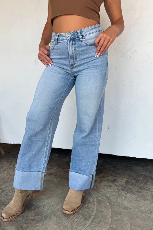 Leni Wide Cuff Jeans