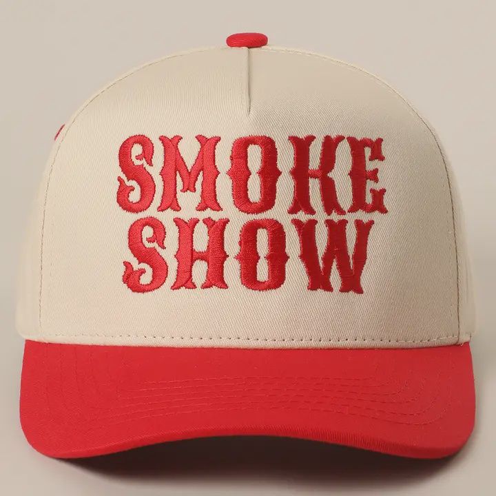 Smoke Show Trucker Hat - Red