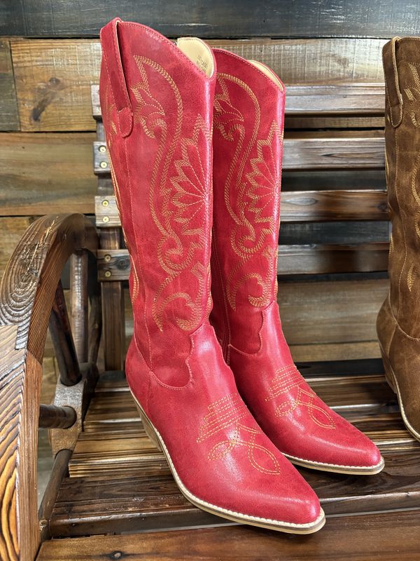 Just in Case Boots - Red