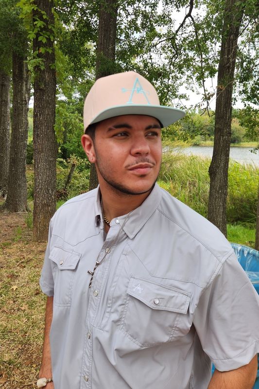 Mr. Freeze Tan with Teal Hat
