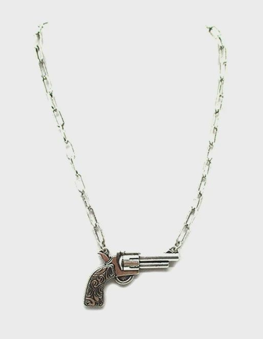 Western Pistol Necklace