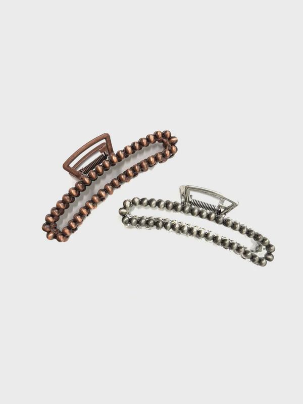 Western Navajo Pearl Hair Claw