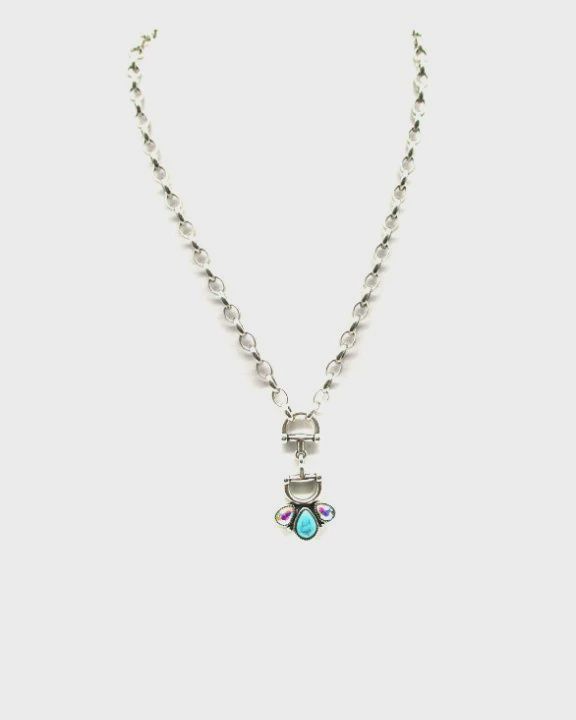 Snaffle Bit Pendant Necklace