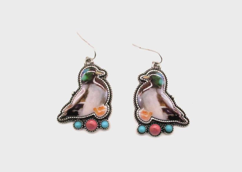 Duck Hunting Dangle Earring