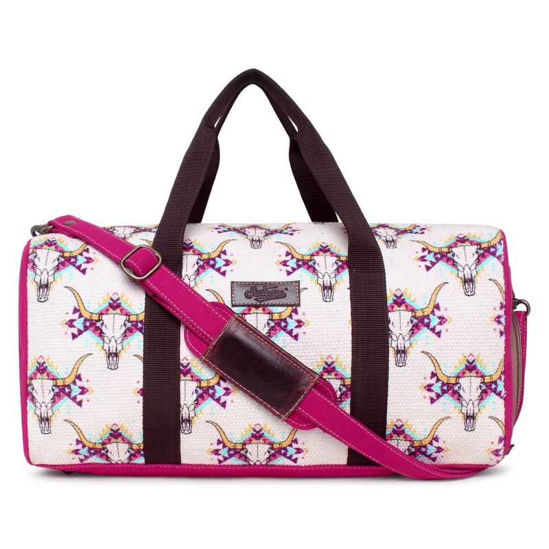 Fancy Cow Skull Duffel