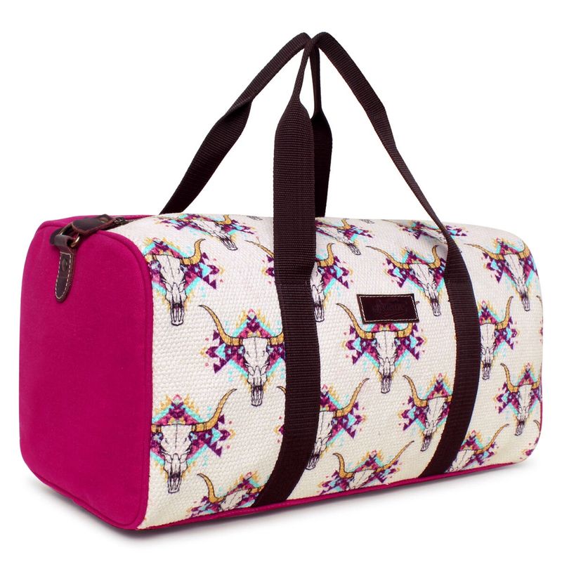 Fancy Cow Skull Duffel