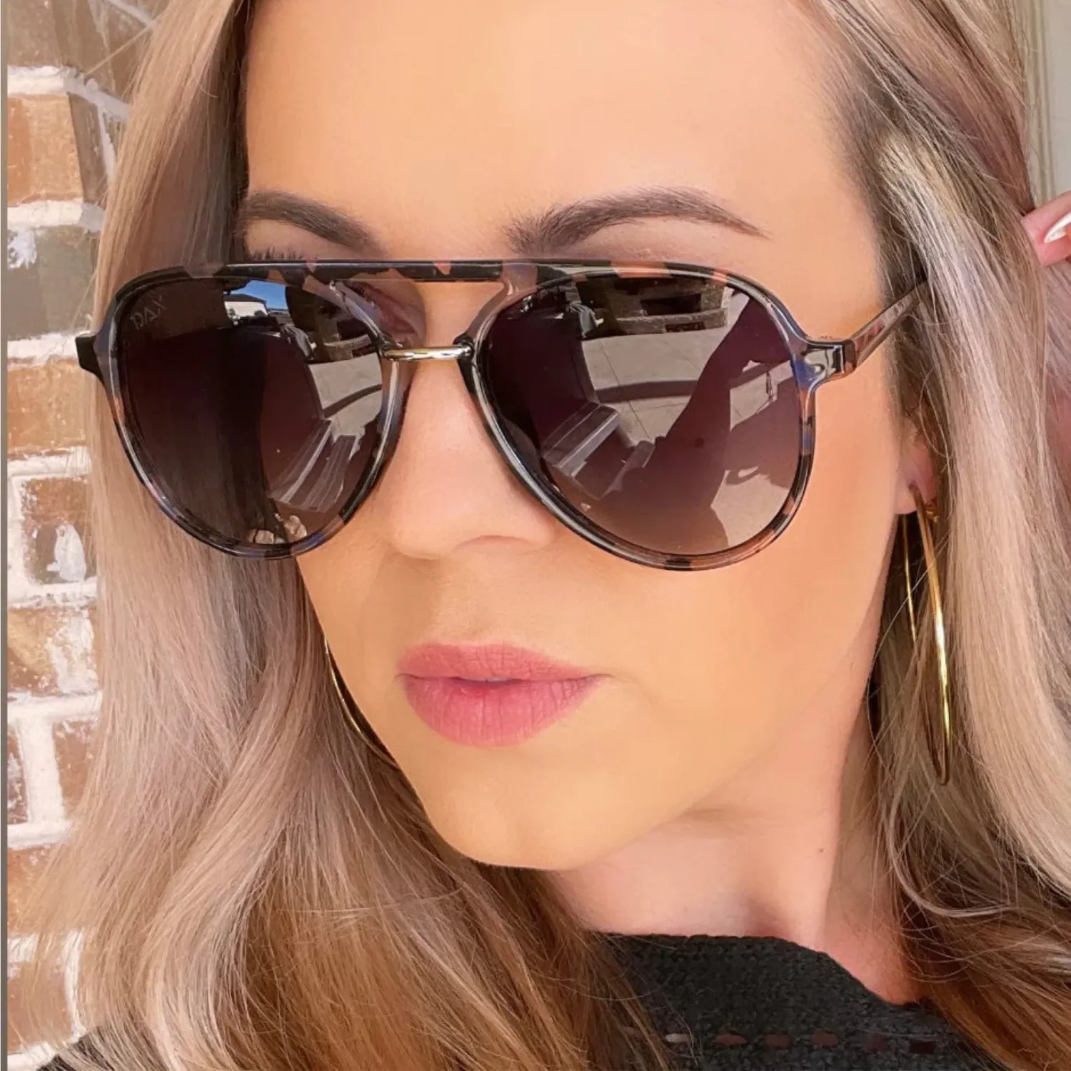 Earhart in Cheetah Sunglasses