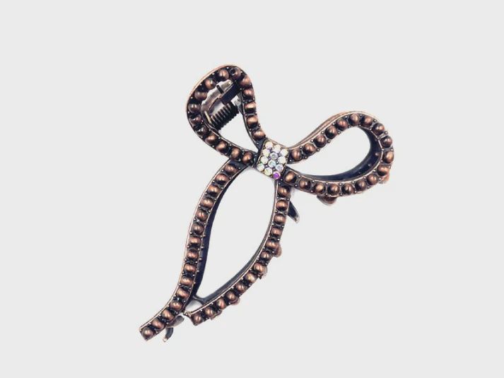 Navajo Pearl Ribbon Hair Claw
