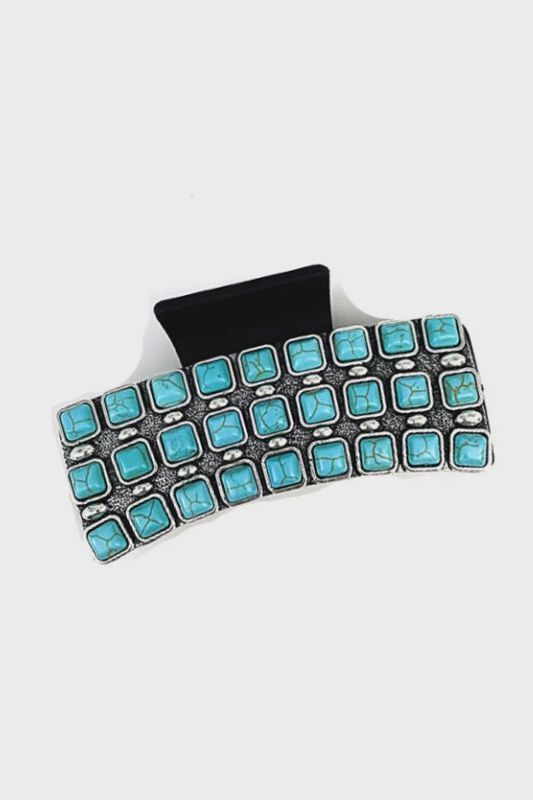 Turquoise Stone Hair Claw