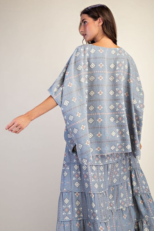 Southwest Skies Boxy Top