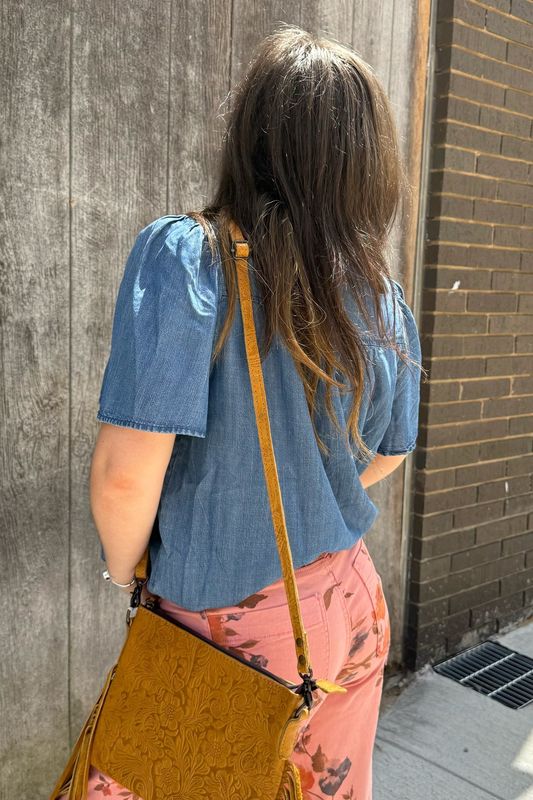 Daytripping Chambray Top