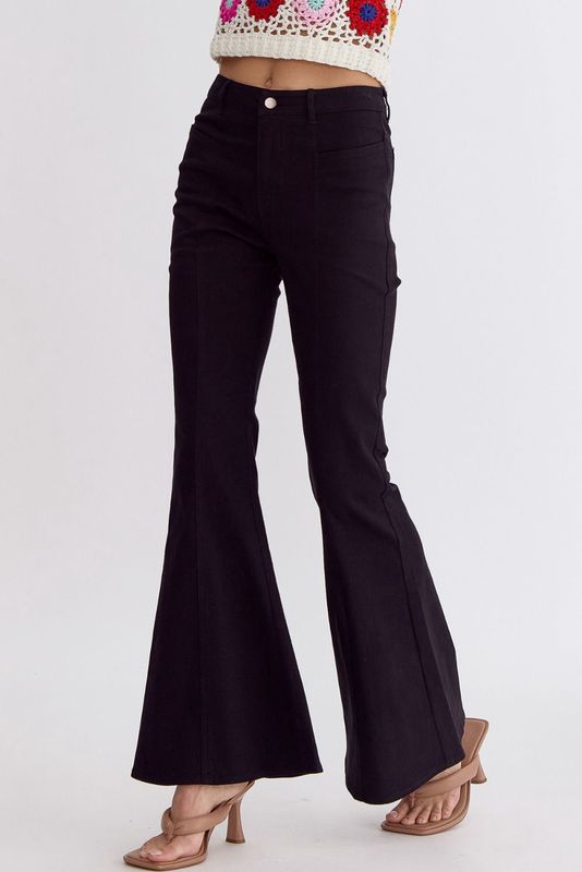 Bella Black Bootcut Jeans