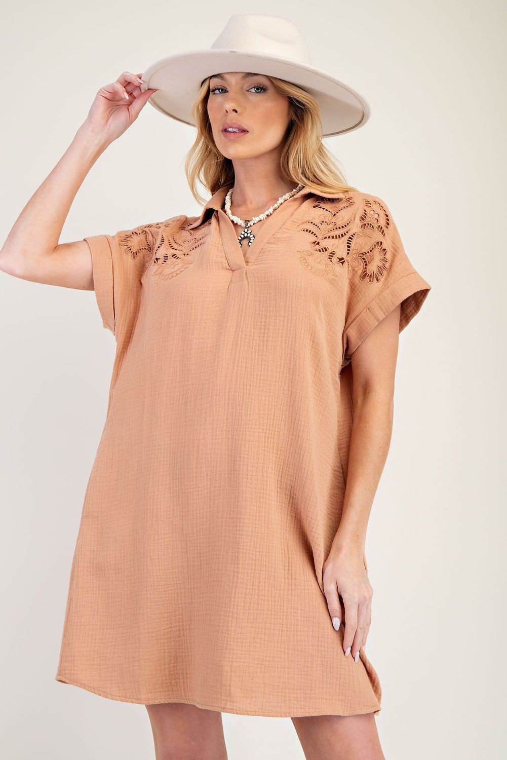 Desert Eyelet Dress