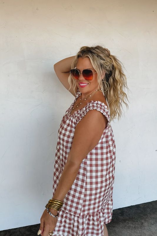 Sunset Tides Babydoll Dress