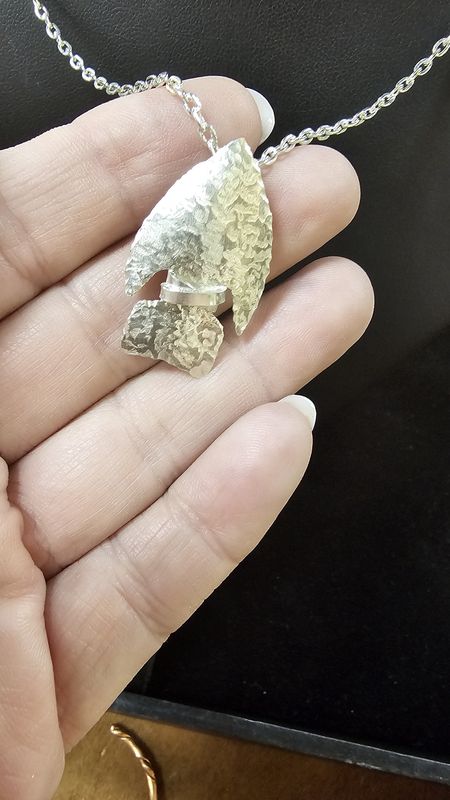 Silver Arrowhead Necklace