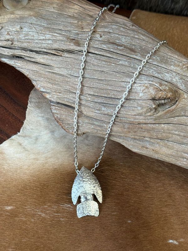 Silver Arrowhead Necklace