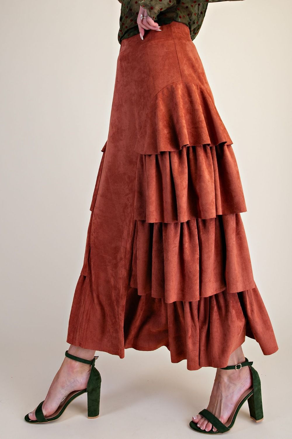 Santa Fe Faux Suede Skirt