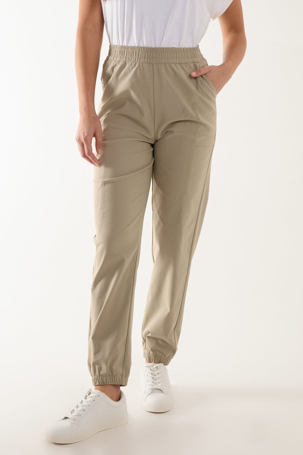ELASTICATED CUFF POCKET TROUSER