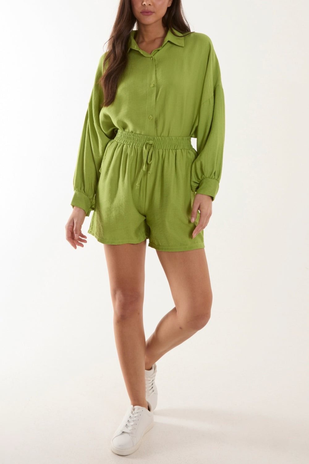 LINEN SHIRT & SHORTS CO-ORD SET