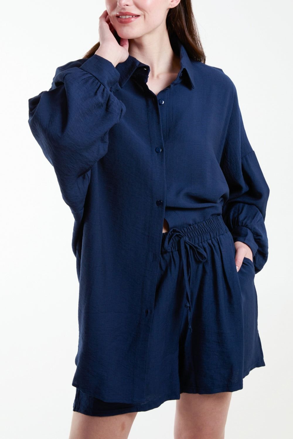 LINEN SHIRT & SHORTS CO-ORD SET