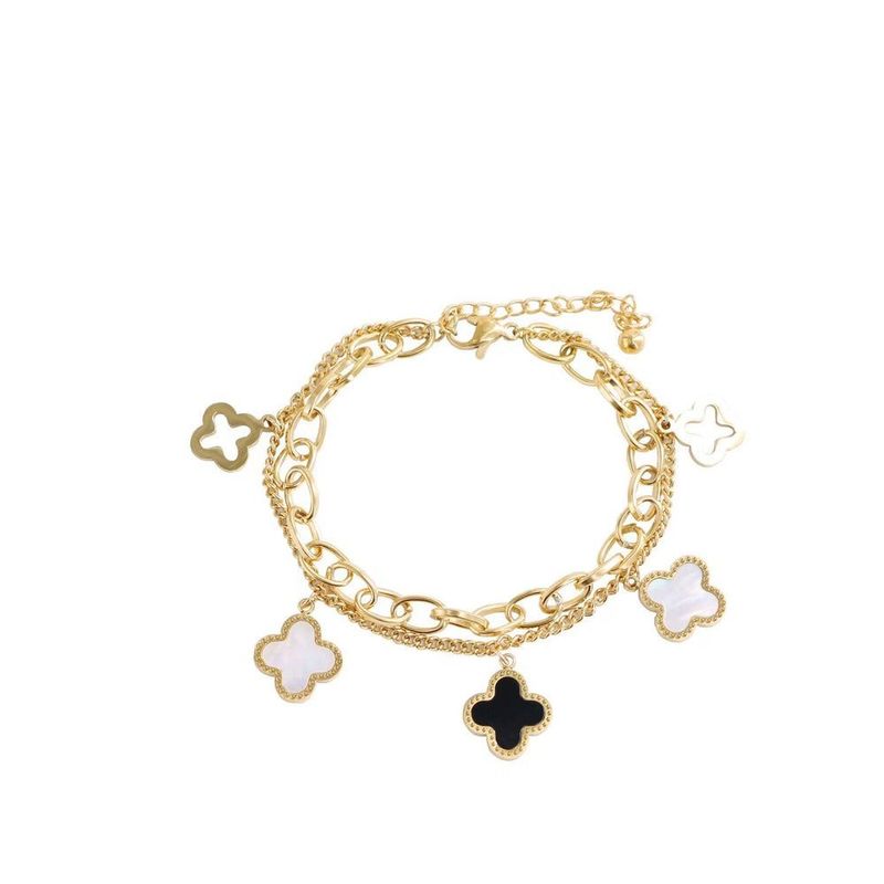 DOUBLE CLOVER BRACELET