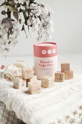 IS Gift wooden Yoga Dice Set