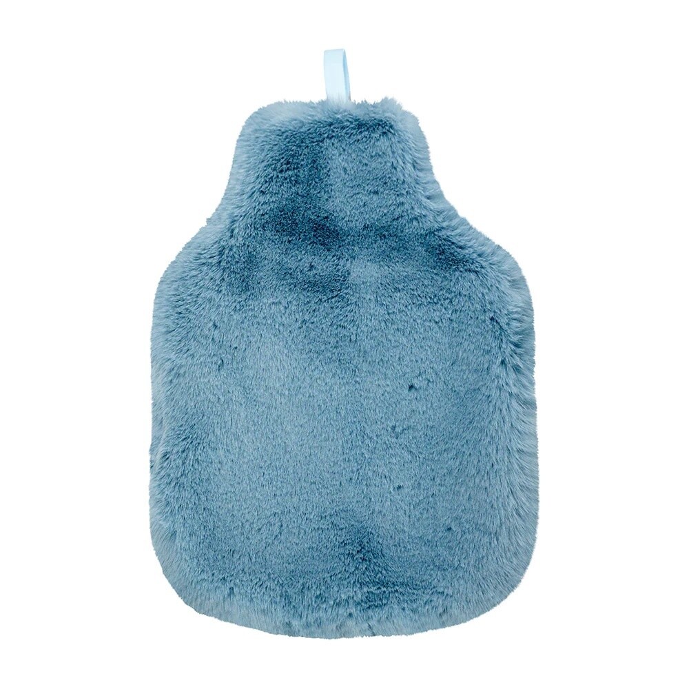 Hot Water Bottle Luxe Cover, Colour: Dusty Blue