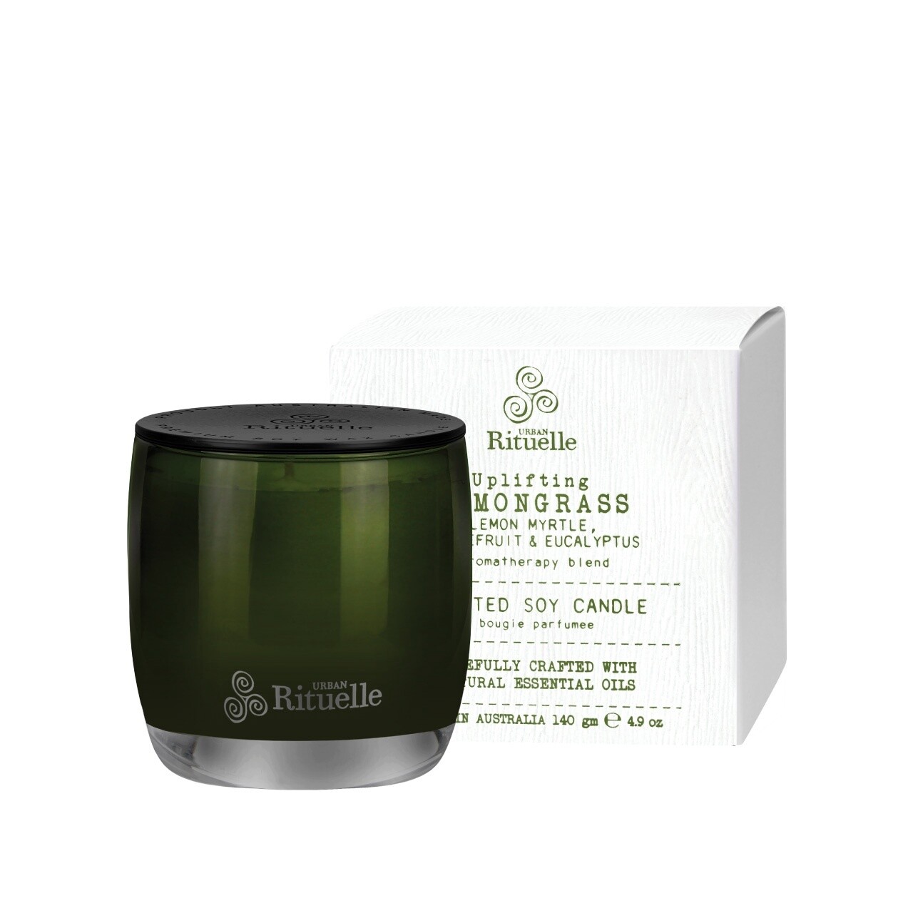 CANDLE Scented - small 140g, Scent: Eucalyptus Lemongrass Grapefruit