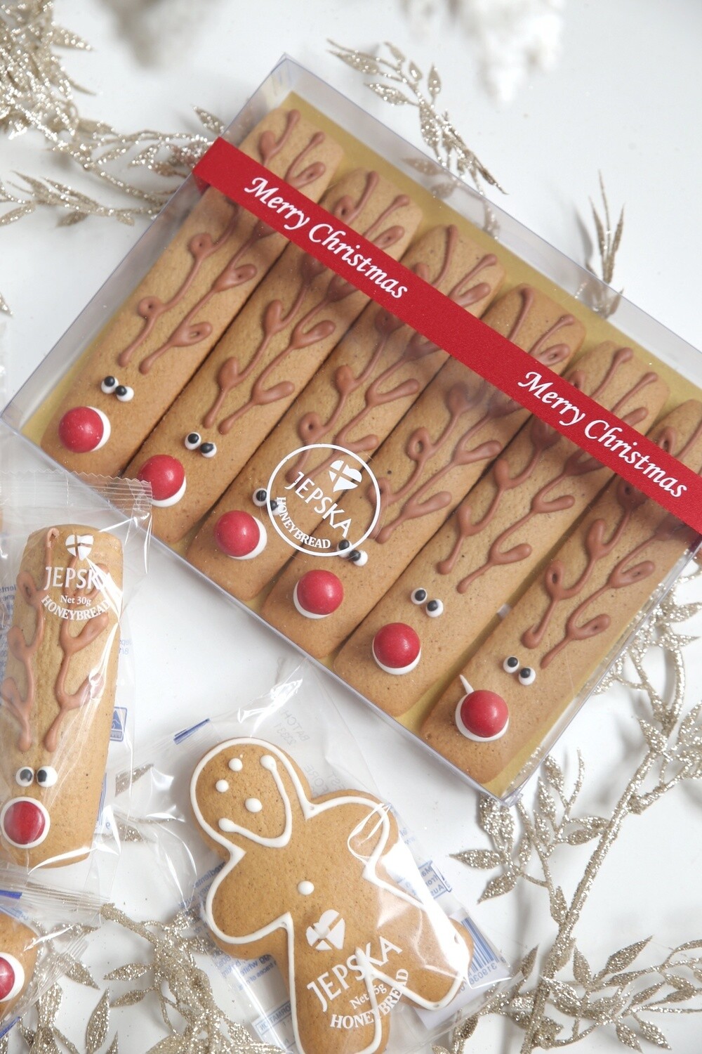 Rudolph Sticks - Honeybread Gift Box - 6 pack