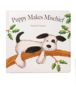 JELLYCAT Book - Puppy Makes Mischief