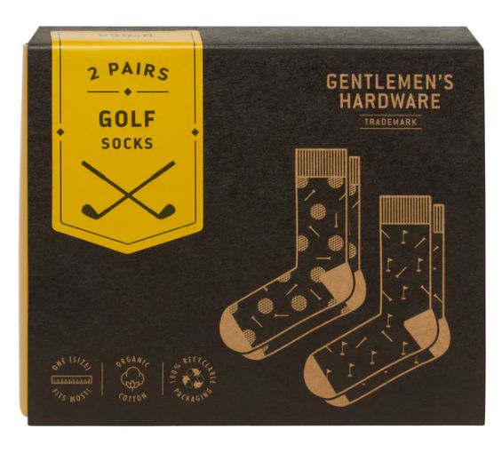 Golf Socks - Set of 2 - Gentlemen&#39;s Hardware - Men&#39;s Gift