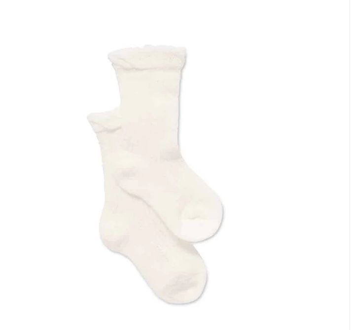 Socks - Newborn - lace trim - Marquise
